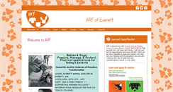 Desktop Screenshot of everettarf.org