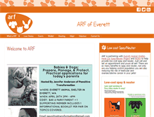 Tablet Screenshot of everettarf.org